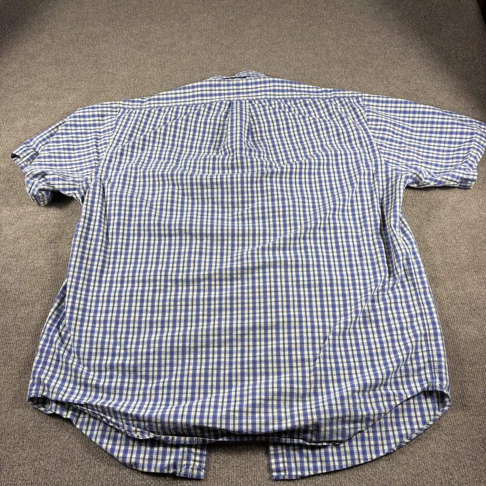 Vintage Polo Ralph Lauren Blake Short Sleeve Shirt Plaid Button Down Men's L - Picture 5 of 7